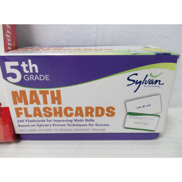 5th Grade Math Flashcards Set - Picture 4 of 7